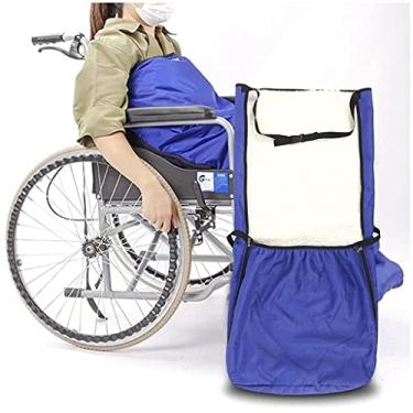 Imagem de YYBOES Cobertor de cadeira de rodas para calor e conforto, cobertor leve para cadeira de rodas, cobertor de cadeira de rodas inverno para adultos cadeira de rodas aconchegante capa quente pequena