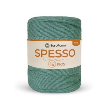 Imagem de Barbante Spesso 16 Fios - EuroRoma - 1kg - Cor Esmeralda | Para Crochê, Tricí´, Tear, Macramê e Artesanato