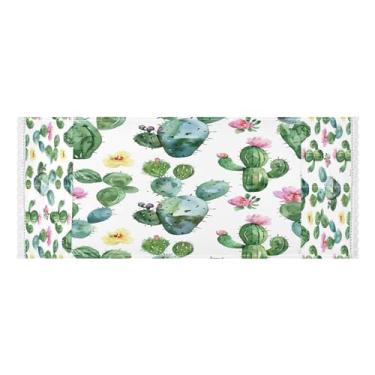 Imagem de Wassud Lindas capas de lavadora e secadora de cacto, protetor de lavadora com sacos de armazenamento, capa de geladeira à prova de poeira com bolsos para lavanderia doméstica, cozinha, 120 x 55 cm