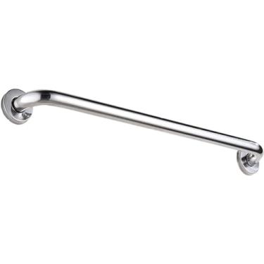 Imagem de uhyOHF Barra de apoio de segurança para banheiro, alça de segurança de trilho de mão de chuveiro, aço inoxidável escovado de 25 mm, barra de suporte de segurança para deficientes e idosos (uma cor