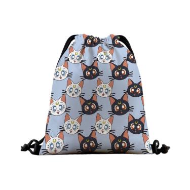 Imagem de Bolsa com cordão Sailors Moons Lunas Anime String Swim Gym