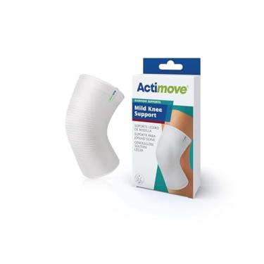 Imagem de Joelheira Actimove com suporte para joelho grande branca