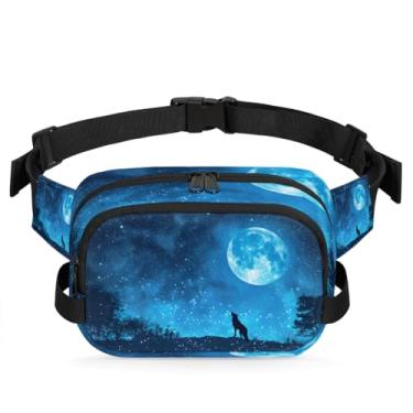 Imagem de Pochete de animais flamingo floresta para mulheres e homens com alça ajustável bolsa de cinto bolsa transversal bolsa de peito bolsa tiracolo bolsa tiracolo bolsa tiracolo, Cor 24