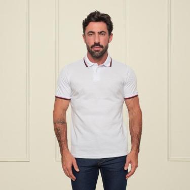 Imagem de Camisa Polo Masculina Sky Surf Manga Curta Lisa Gola com Botão Camiseta-Masculino