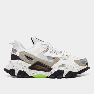 Imagem de Tênis Couro Qix Trek, Branco, Cinza, 41