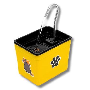 Imagem de Bebedouro Fonte de Água para Gatos 1,8L  Silencioso, Econômico e Ideal