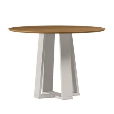 Imagem de Mesa Isabela 100X100 Sem Vidro Off White/Ype - New Ceval