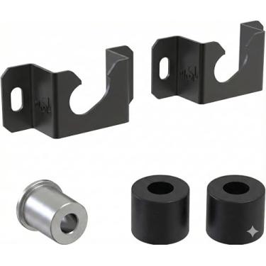 Imagem de Suporte Fixo Universal p/TV 60 kg – VESA 100×100 a 800×600 mm (H×V) – Perfil Slim 22 mm – Aço Reforçado + Kit Completo (Parafusos M4/M6/M8, Buchas, Nível) – Preto