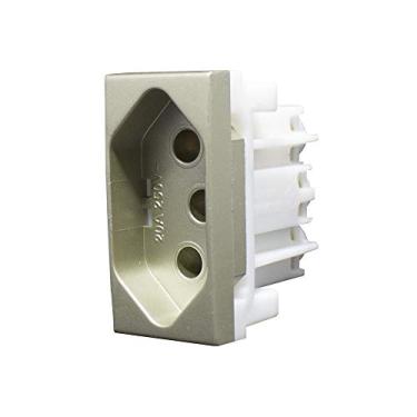 Imagem de 1 Módulo Tomada 2P+T 20A Champagne Inova Pro Class Alumbra