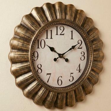 Imagem de Relógio Parede Analógico Decorativo Com Moldura Rústico 50cm