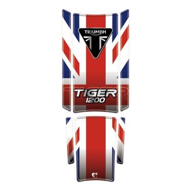 Imagem de Protetor De Tanque Resinado Moto Triumph Tiger 900 20/21 Vermelho Cor Vermelho