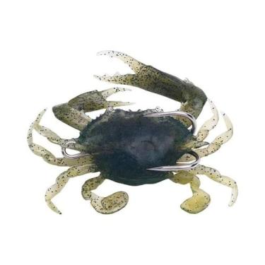 Imagem de Isca De Caranguejo Simulada Em 3D De 8cm Com Gancho, Conjunto De 3 Peç