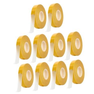 Imagem de KiBcsLic Fita adesiva dupla face de tecido, alta aderência, fácil de rasgar à mão, fita adesiva transparente versátil para carpetes, quadros e molduras de