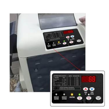 Imagem de HJSIUTV Kit de substituição de almofada de membrana de interruptor 472610Z compatível com sistema elétrico de aquecedor de piscina e spa MasterTemp