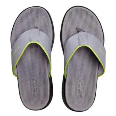 Imagem de Chinelo Skechers Go Consistent Masculino - Cinza 45-Masculino