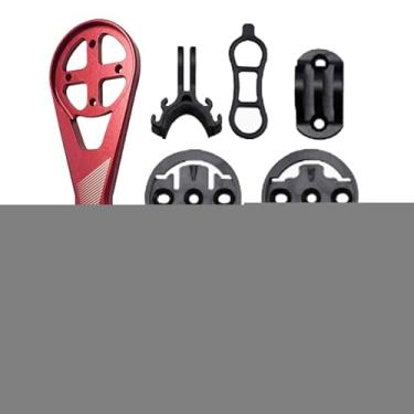 Imagem de Suporte Para Computador De Bicicleta - Suporte Estendido de Liga de Alumínio,Montagem no Guiador para Ciclocomputador - Para BTT Estrada Desporto Pendular e Câmara de Ação