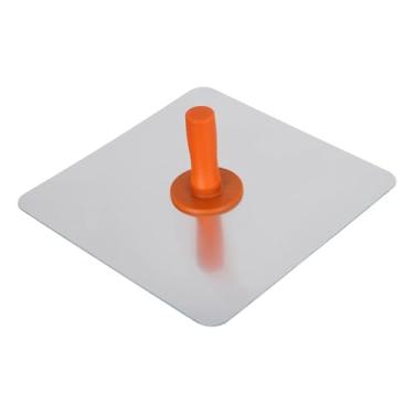 Imagem de Baoblaze Ferramenta profissional de gesso de alumínio com cabo confortável, placa de lama para gesso, fácil de segurar, para alvenaria de drywall, 34.5 Cm X 11 Cm