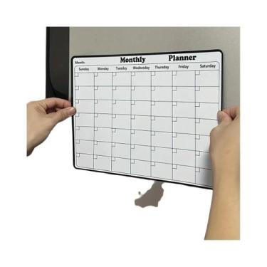 Imagem de Calendário Magnético Estiloso Para Quadro Branco, Planejador Mensal Ve