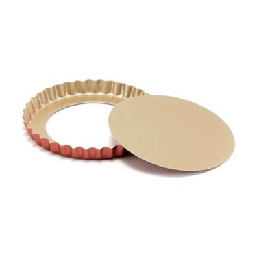 Imagem de Forma De Torta Crespa Cereja Fundo Removível 03 - 28 Cm - Marcolar