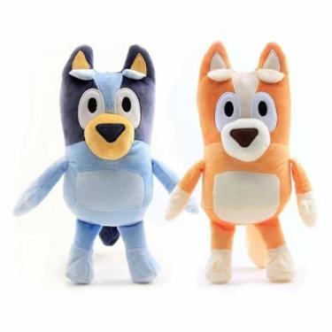 Imagem de Conjunto de brinquedos de pelúcia Disney Junior Bluey and Bingo 28cm -