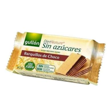 Imagem de Biscoito Wafer Diet Nature de Chocolate Gullón 60g