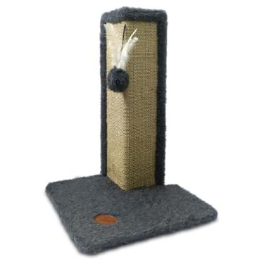 Imagem de Arranhador Protetor de Cantos Pelúcia (Cinza)