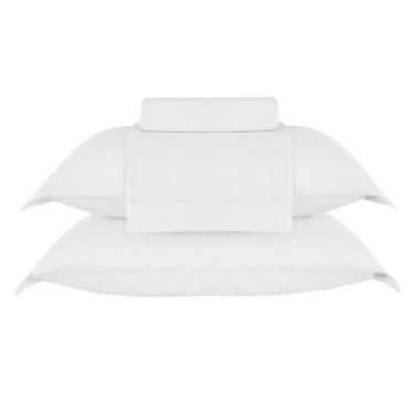 Imagem de Buddemeyer Jogo de Cama Casal Soft Cotton 100% Algodão Prata 4 Peças