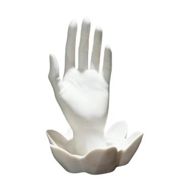 Imagem de Generic Expositor de joias em formato de mão, manequim feminino, para mesa de entrada, decoração de casa, porta-chaves, porta-anéis e porta-relógios.