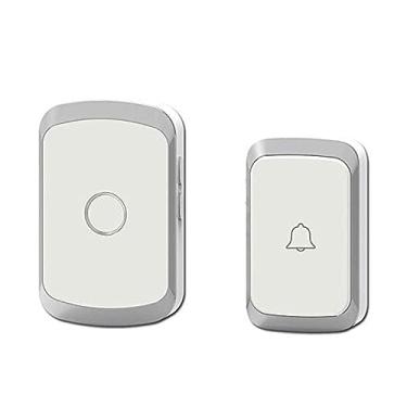 Imagem de Campainha inteligente sem fio à prova d'água doméstica 300 metros de longa distância 36 músicas 4 Leel olumes campainha sem fio ao ar livre (cor: ouro EUA) (Siler UK)