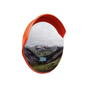 Imagem de 5sssallefaa Espelho de ponto cego segurança do lado da estrada espelho giratório de carro espelho giratório reduz acidentes de trânsito diâmetro convexo do espelho de segurança: 60-120 cm/120 cm