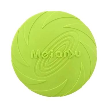 Imagem de Brinquedo De Cão De Silicone Durável Disco Voador Reparável Resistente