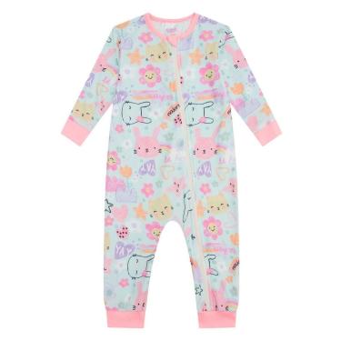 Imagem de Macacão Bebê Menina Estampado Malha Comfy Kukiê-Feminino