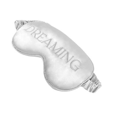 Imagem de Máscara De Dormir Sedosa Com Alças Ajustáveis Para Olhos Inchados, Cob