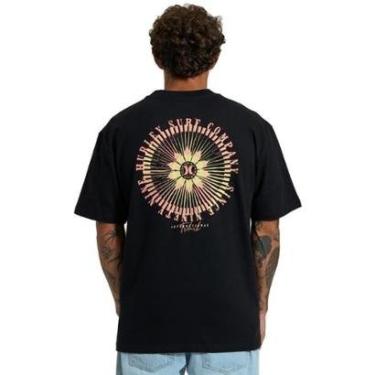 Imagem de Camiseta Hurley HYTS030251 Internatioonal - Preto-Masculino