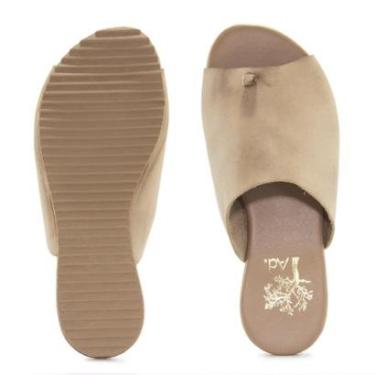 Imagem de Rasteirinha Slide Flat Em Couro Tropicaos Feminina-Feminino