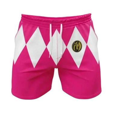 Imagem de Bermuda Casual Masculina 3D Digital Para Motocicleta, Tecido Espesso, 