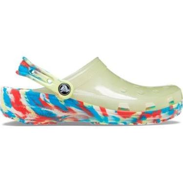 Imagem de Sandália Crocs Classic Translucent Marbled Clog Feminina-Feminino