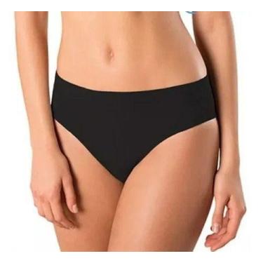 Imagem de Kit 6 calcinha lupo  microfibra sem costura basica original, M, Sortid