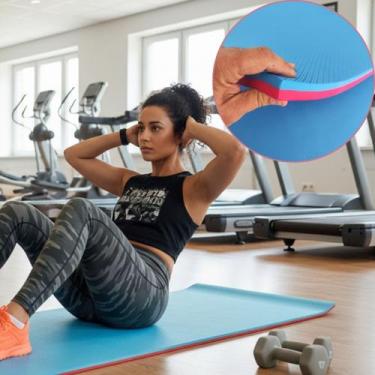 Imagem de Colchonete EVA 100x50 20mm Grosso Emborrachado Academia Pilates Ginast