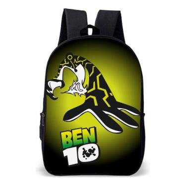 Imagem de Mochila Infantil Escolar Simples Tema Relogio Alien 10 Ben - Use Nerd,