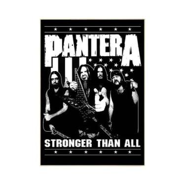 Imagem de Pôster Vintage Da Banda Pantera Em HD, À Prova d'Água, Autoadesivo, De