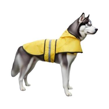 Imagem de Capa De Chuva Para Cães Em Várias Cores E Tamanhos Com Capuz Para a Te