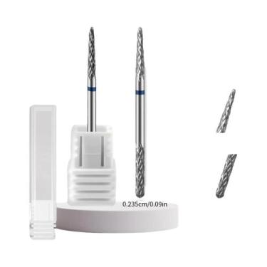 Imagem de Brocas De Aço De Tungstênio De Ponta Dupla Para Unhas, Ferramenta De M
