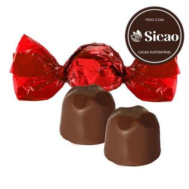 Imagem de Bombom Maciço Chocolate ao Leite com 500g Sicao - Borússia Chocolates