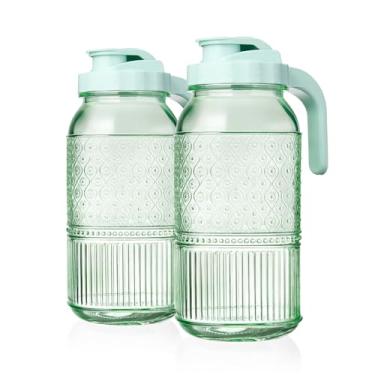 Imagem de Conjunto de 2 jarras de vidro (verde)