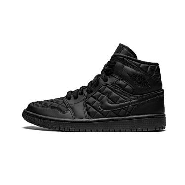 Imagem de (Women's) Air Jordan 1 Mid Quilted 'Black' (2021) DB6078-001