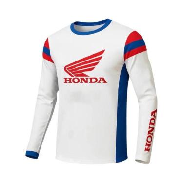 Imagem de Camiseta Esportiva Masculina De Manga Longa HONDA HRC 2025 Novo Modelo