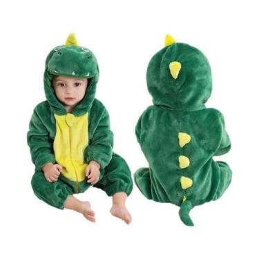 Imagem de Macacão De Bebê Unissex Com Capuz Em Flanela, Pijamas De Inverno Com E