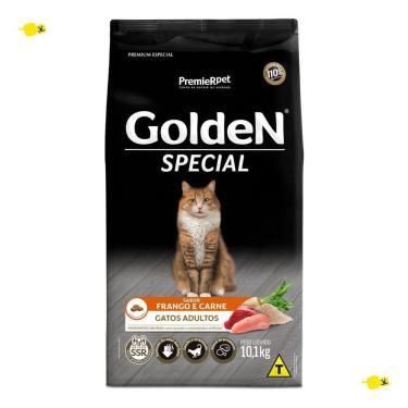 Imagem de Ração Golden Special para Gatos Adultos Sabor Frango e Carne 10.1kg
