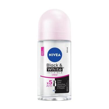 Imagem de Desodorante Roll-on NIVEA Black & White INVISIBLE Clear 50ml